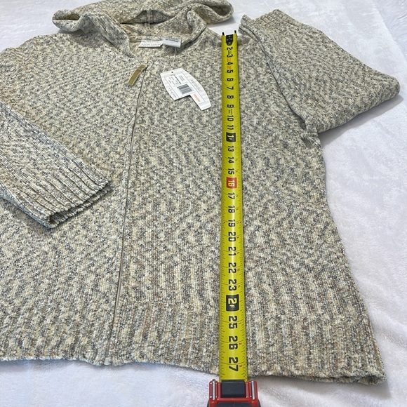WHITE STAG SIZE 18W/20W Beige Hooded Women's Sweater - Picture 2 of 5